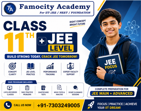 Class 11th + JEE(Main & Advanced) Level